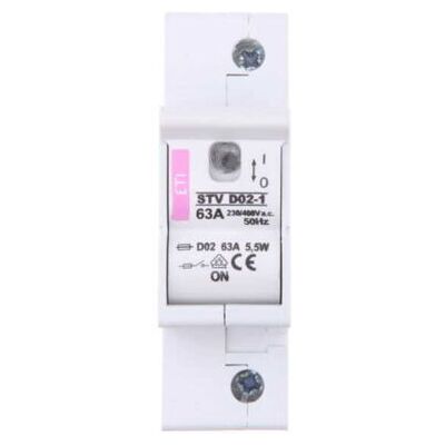 ETI-Polam 002271001 Interruptor de fusible - 1 P 63A D02 ETI-Polam 002271001 Interruptor de fusible - 1 P 63A D02