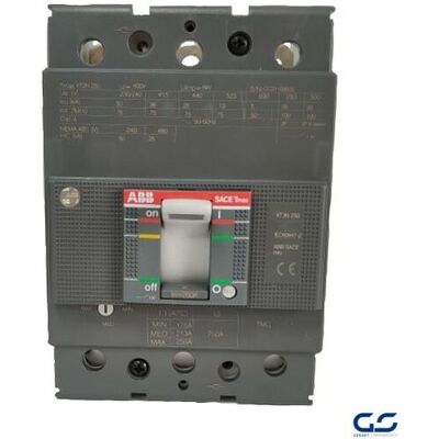 Interruptor Magnetotérmico Caja Moldeada 250a 3p Xt3n250 Abb (1sda068257r1) Interruptor Magnetotérmico Caja Moldeada 250a 3p Xt3n250 Abb (1sda068257r1)