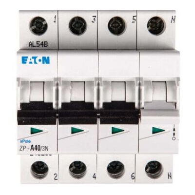 Interruptor 3P+N Eaton - 40A Desconector Modular Interruptor 3P+N Eaton - 40A Desconector Modular