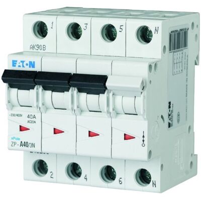 Interruptor modular Noname ZP-A63/3N - 63A, 3+N, 400V Interruptor modular Noname ZP-A63/3N - 63A, 3+N, 400V