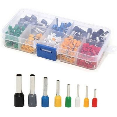 TRADE SHOP TRAESIO Trade Shop - Conjunto 400 Terminales Conectores Crimp Electric Capicorde Aislados Consejos 07427 - TRADE SHOP TRAESIO Trade Shop - Conjunto 400 Terminales Conectores Crimp Electric Capicorde Aislados Consejos 07427 -