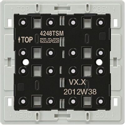 Módulo Sensor Jung 4248TSM - 4 Canales, 24V AC/DC - Señal, Blanco Módulo Sensor Jung 4248TSM - 4 Canales, 24V AC/DC - Señal, Blanco