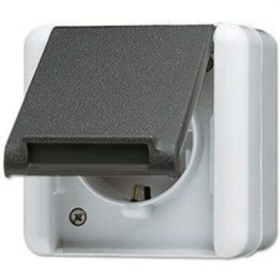 Jung 820kiw Enchufe Schuko, 16 A 250 V Con Protección Para Niños Jung 820kiw Enchufe Schuko, 16 A 250 V Con Protección Para Niños