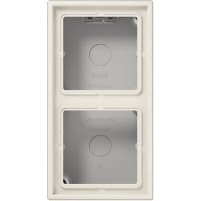 Jung Tapa De Superficie 2 Veces, Ls Cube, Duroplástico, Blanco, Montaje Vertical Y Horizontal Ls 582 A W Jung Tapa De Superficie 2 Veces, Ls Cube, Duroplástico, Blanco, Montaje Vertical Y Horizontal Ls 582 A W
