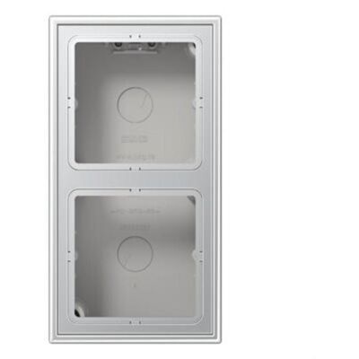 Caja Sup.doble Mec.582a Aluminio Jung Al2582a-l Caja Sup.doble Mec.582a Aluminio Jung Al2582a-l