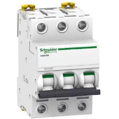 Schneider Electric - Acti9, Ic60l Disjoncteur À Déclenchement Instantané Courbe Ma 3p 10a - A9f90310 Schneider Electric - Acti9, Ic60l Disjoncteur À Déclenchement Instantané Courbe Ma 3p 10a - A9f90310