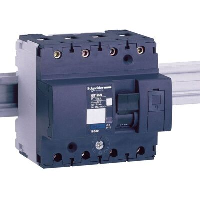 Interruptor automático Schneider Electric NG125L 4P 63A Curva D Interruptor automático Schneider Electric NG125L 4P 63A Curva D