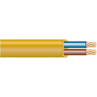 EDM Cable Eléctrico De Altavoz Plano 2x0.75mm Euro Dorado/mts EDM Cable Eléctrico De Altavoz Plano 2x0.75mm Euro Dorado/mts