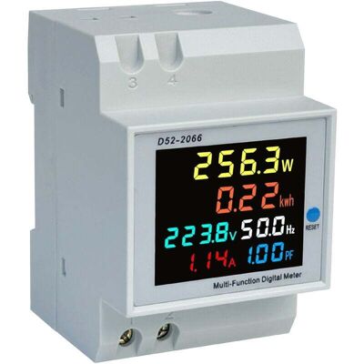 OEM Medidor De Energía Monofásico Medidor De Electricidad Digital Ca 40-300 V 100 A Medidor De Electricidad Monofásico Vatímetro Medidor De Riel Din Vatios Kwh Voltímetro Amperímetro OEM Medidor De Energía Monofásico Medidor De Electricidad Digital Ca 40-300 V 100 A Medidor De Electricidad Monofásico Vatímetro Medidor De Riel Din Vatios Kwh Voltímetro Amperímetro