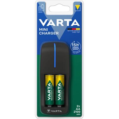 Varta Mini Cargador 2x Aa 56706 (por 4) Varta Mini Cargador 2x Aa 56706 (por 4)