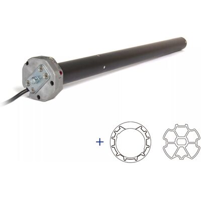 Motor Persiana Con Cable Avosdim 45 20 Nm + Adaptadores De Eje Zf64 Motor Persiana Con Cable Avosdim 45 20 Nm + Adaptadores De Eje Zf64