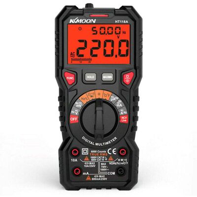 OEM Multímetro Automático Digital, Trms 6000 Recuentos (guía De Terminales Led), Amperímetro, Probador Eléctrico Profesional, Medidor De Capacitancia De Temperatura Voltaje Ca/cc/resistencia De Corriente/ OEM Multímetro Automático Digital, Trms 6000 Recuentos (guía De Terminales Led), Amperímetro, Probador Eléctrico Profesional, Medidor De Capacitancia De Temperatura Voltaje Ca/cc/resistencia De Corriente/