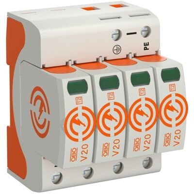 OBO Bettermann V20-4-280 Protector de Sobretensión - Protector de Sobretensión OBO Bettermann V20-4-280 Protector de Sobretensión - Protector de Sobretensión