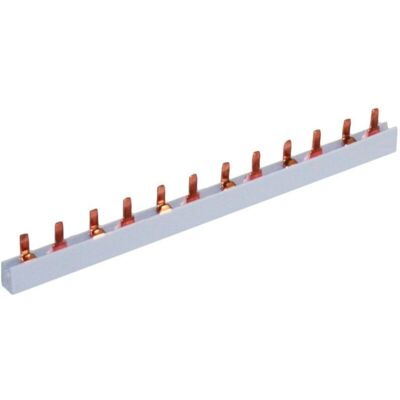 Solera - Peine Tetrapolar 14x4 Módulos Sección 10mm2 63a Longitud 1m P4p100010 Solera - Peine Tetrapolar 14x4 Módulos Sección 10mm2 63a Longitud 1m P4p100010