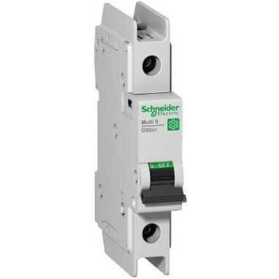 Schneider Electric M9F42102 Interruptor automático 1P 2A Curva C Montaje en Carril DIN Schneider Electric M9F42102 Interruptor automático 1P 2A Curva C Montaje en Carril DIN