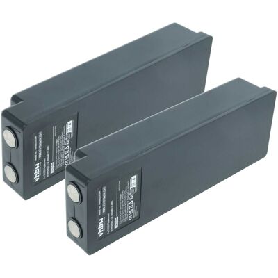 Vhbw - 2x Batería Compatible Con Scanreco Bs590, 960, 16131, 790, , 592, 590 Mando A Distancia Industrial (3000 Mah, 7,2 V, Nimh) - Negro Vhbw - 2x Batería Compatible Con Scanreco Bs590, 960, 16131, 790, , 592, 590 Mando A Distancia Industrial (3000 Mah, 7,2 V, Nimh) - Negro