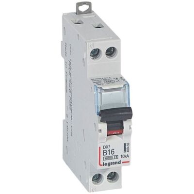 Disjoncteur Dx³6000 10ka Arrivée Haute Et Départ Bas À Vis U+n 230v - 16a - Courbe B - 1 Module - Legrand Disjoncteur Dx³6000 10ka Arrivée Haute Et Départ Bas À Vis U+n 230v - 16a - Courbe B - 1 Module - Legrand