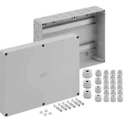 Caja de distribución Spelsberg - IP66, 254x360x111mm, Gris Caja de distribución Spelsberg - IP66, 254x360x111mm, Gris
