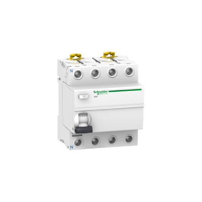 Schneider Electric - Prodis Iid K Interrupteur Différentiel Pdc 4,5ka 4p 40a Type Ac 300ma - A9r75440 Schneider Electric - Prodis Iid K Interrupteur Différentiel Pdc 4,5ka 4p 40a Type Ac 300ma - A9r75440