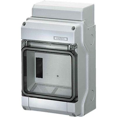Caja de distribución Hensel KV 1506 - 6 módulos, montaje en superficie, IP54 Caja de distribución Hensel KV 1506 - 6 módulos, montaje en superficie, IP54