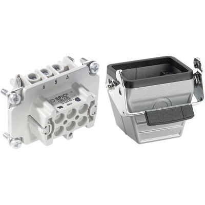 Lapp Epic H-be 6 Conector Eléctrico Gris Neutro Robusto Lapp Epic H-be 6 Conector Eléctrico Gris Neutro Robusto