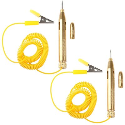OEM Probador De Circuitos Eléctricos Para Automóviles De 2 Piezas, Dc 6v 12v 24v, Luz Indicadora, Probador De Relés Para Automóviles, Lápiz Automotriz, Cable Retráctil Con Resorte Y Pinza De Cocodrilo Par OEM Probador De Circuitos Eléctricos Para Automóviles De 2 Piezas, Dc 6v 12v 24v, Luz Indicadora, Probador De Relés Para Automóviles, Lápiz Automotriz, Cable Retráctil Con Resorte Y Pinza De Cocodrilo Par