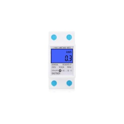 OEM Medidor De Electricidad, Medidor De Energía De 230 V, 5 (32) A, 2 Hilos, 2p, Pantalla Lcd Digital Con Fuente De Alimentación Digital Electrónica Monofásica Montada En Riel Din, Kwh - Crezuo OEM Medidor De Electricidad, Medidor De Energía De 230 V, 5 (32) A, 2 Hilos, 2p, Pantalla Lcd Digital Con Fuente De Alimentación Digital Electrónica Monofásica Montada En Riel Din, Kwh - Crezuo