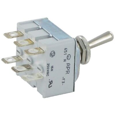 Interruptor 3 Polos On-off Apem 651h2 Interruptor 3 Polos On-off Apem 651h2