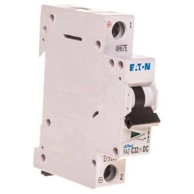 Eaton FAZ-C32/1-DC Interruptor 32A 1p - Disyuntor Eaton FAZ-C32/1-DC Interruptor 32A 1p - Disyuntor