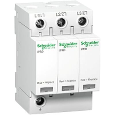 Schneider Electric - Acti9 - Parafoudre Iprd 65r - 65ka - 460v - 3p - It Avec Report De Signalisation Schneider Electric - Acti9 - Parafoudre Iprd 65r - 65ka - 460v - 3p - It Avec Report De Signalisation