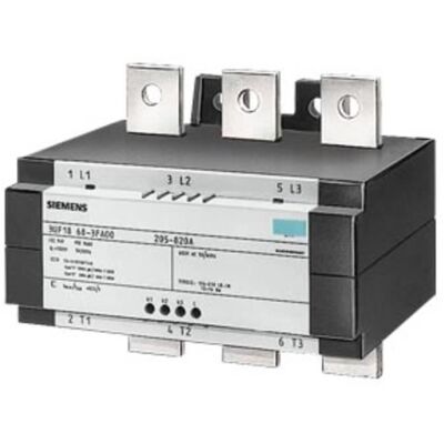 Transformador de corriente trifásico Siemens 3UF1868-3GA00 - 820A primario, 1A secundario Transformador de corriente trifásico Siemens 3UF1868-3GA00 - 820A primario, 1A secundario