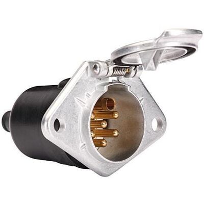 Enchufe Hembra 7 Polos Terminal Plano Met谩lico Hella 8jb003834021 Enchufe Hembra 7 Polos Terminal Plano Met谩lico Hella 8jb003834021