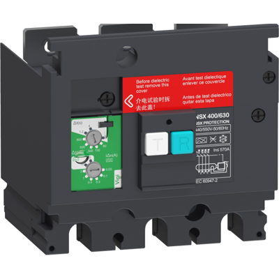 Schneider Vigimodul 3p Pour Nsx400 / 630 30ma À 30a 440vac À 550vac Schneider Vigimodul 3p Pour Nsx400 / 630 30ma À 30a 440vac À 550vac