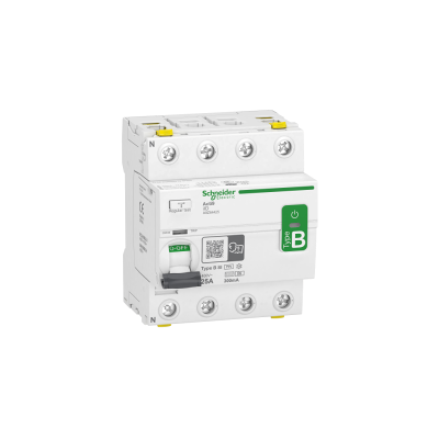 Schneider Electric - Acti9 Iid - Interrupteur Différentiel - 4p - 25a - 300ma - Type B - Si - 400v Schneider Electric - Acti9 Iid - Interrupteur Différentiel - 4p - 25a - 300ma - Type B - Si - 400v