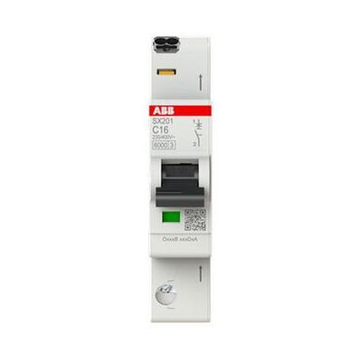 Interruptor Abb Sx201-c16 16a 6ka 1 Polo Interruptor Abb Sx201-c16 16a 6ka 1 Polo