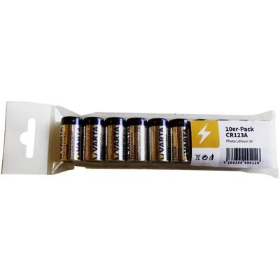 Batería De Litio Varta Cr123a Para Cámaras Batería De Litio Varta Cr123a Para Cámaras