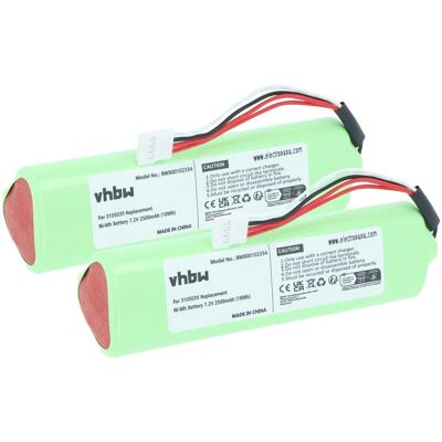 Vhbw 2x Batería Reemplaza Fluke 3105035, 3524222 Para Medidor (2500 Mah, 7,2 V, Nimh) Vhbw 2x Batería Reemplaza Fluke 3105035, 3524222 Para Medidor (2500 Mah, 7,2 V, Nimh)