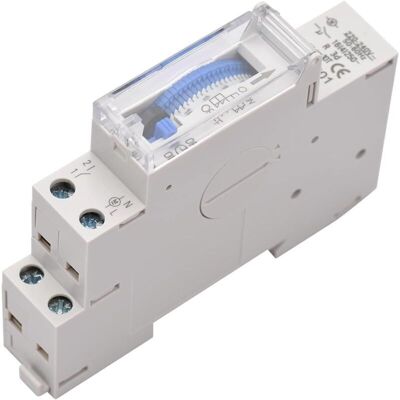 OEM Temporizador Mecánico De 24 Horas, Ca 220-240v, Intervalo De 15 Minutos, 96 Ciclos De Encendido/apagado, Temporizador Eléctrico Programable, Interruptor De Relé Para Instalación En Riel Din - Crezuo OEM Temporizador Mecánico De 24 Horas, Ca 220-240v, Intervalo De 15 Minutos, 96 Ciclos De Encendido/apagado, Temporizador Eléctrico Programable, Interruptor De Relé Para Instalación En Riel Din - Crezuo