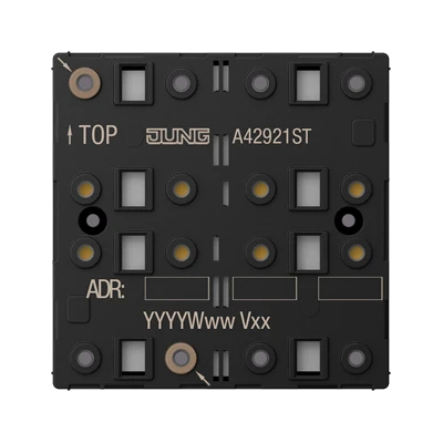 Jung Módulo Sensor De Pulsación Knx Universal, Doble, F40, Secure, Serie As/a A 4292 1st Jung Módulo Sensor De Pulsación Knx Universal, Doble, F40, Secure, Serie As/a A 4292 1st