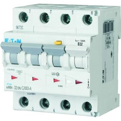 Eaton 167508 - Interruptor FI/LS - Característica C - 32A Eaton 167508 - Interruptor FI/LS - Característica C - 32A