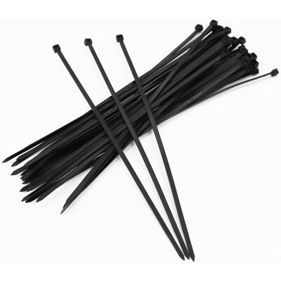 Aquagart - 500 Bridas Para Cables De 300 Mm X 4,8 Mm Para Red De Sombra Aquagart - 500 Bridas Para Cables De 300 Mm X 4,8 Mm Para Red De Sombra