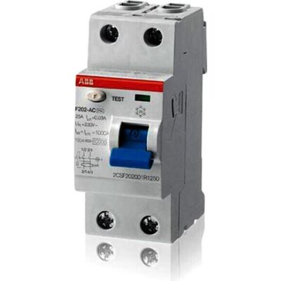 Interruptor Abb F202a-40/0,03g Protección Contra Sobrecarga Protección Contra Cortocircuito Interruptor Abb F202a-40/0,03g Protección Contra Sobrecarga Protección Contra Cortocircuito