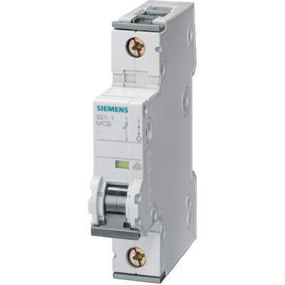 Disyuntor Siemens - 6A, Tipo C, Montaje en DIN Disyuntor Siemens - 6A, Tipo C, Montaje en DIN