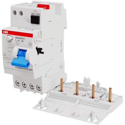 Abb - Dda204 4p 25a 300ma Ac Bloqueo Diferencial 2 Módulos B427945 Abb - Dda204 4p 25a 300ma Ac Bloqueo Diferencial 2 Módulos B427945