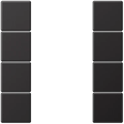 Jung Tecla, F50, Aluminio Lacado, Serie Ls, Dark Al 2504 Tsa D Jung Tecla, F50, Aluminio Lacado, Serie Ls, Dark Al 2504 Tsa D