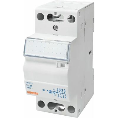 Gewiss GWD6715 Contactor - 25A, 2 Módulos, 230V AC - Contacto Gewiss GWD6715 Contactor - 25A, 2 Módulos, 230V AC - Contacto