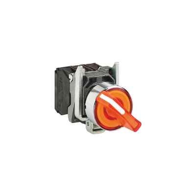 Schneider Electric Harmony Xb4 - Bouton À Manette Lum - Ø22 - 2 Pos Fix - Orange - 1o+1f - 120v - Xb4bk125g5 Schneider Electric Harmony Xb4 - Bouton À Manette Lum - Ø22 - 2 Pos Fix - Orange - 1o+1f - 120v - Xb4bk125g5