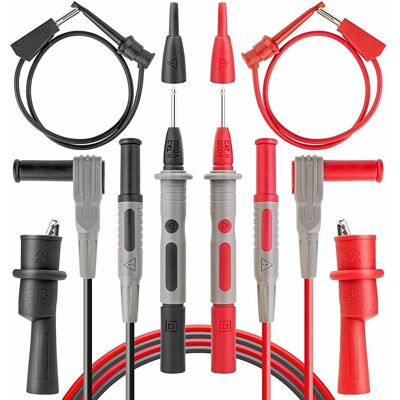OEM Nazalus - Gran Oferta - Sondas Para Multímetro, Cables De Prueba Eléctricos Incluidos, Pinzas De Cocodrilo, Mini Pinzas Para Cables, Ganchos Pequeños Y Puntas De Prueba OEM Nazalus - Gran Oferta - Sondas Para Multímetro, Cables De Prueba Eléctricos Incluidos, Pinzas De Cocodrilo, Mini Pinzas Para Cables, Ganchos Pequeños Y Puntas De Prueba