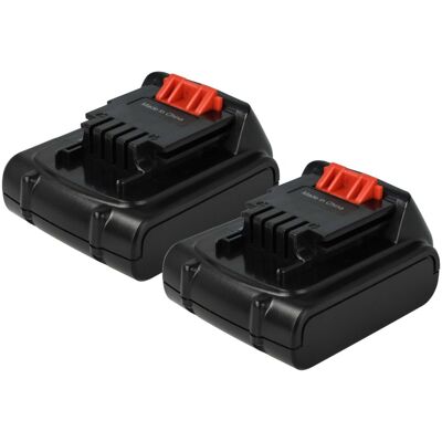 vhbw Batería Black & Decker 14.4V - 1500mAh, 2x Li-Ion vhbw Batería Black & Decker 14.4V - 1500mAh, 2x Li-Ion
