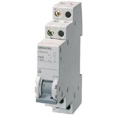 Interruptor de aislamiento Siemens - 5TE8142 - 20A, 1P, conmutador en carril DIN Interruptor de aislamiento Siemens - 5TE8142 - 20A, 1P, conmutador en carril DIN